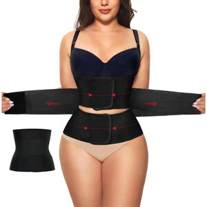 Nebility Medium Black Shapewear Waist Trainer Sports Belt